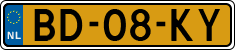 License plate of the Netherlands, Commercial Vehicles (1951-1994 system)