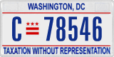 District of Columbia, Commercial vehicles (C-12345)