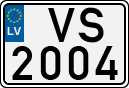 License plate of Latvia, Regular car plates