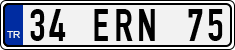 License plate of Turkey, Regular plates