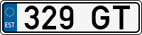 License plate of Estonia, Trailers