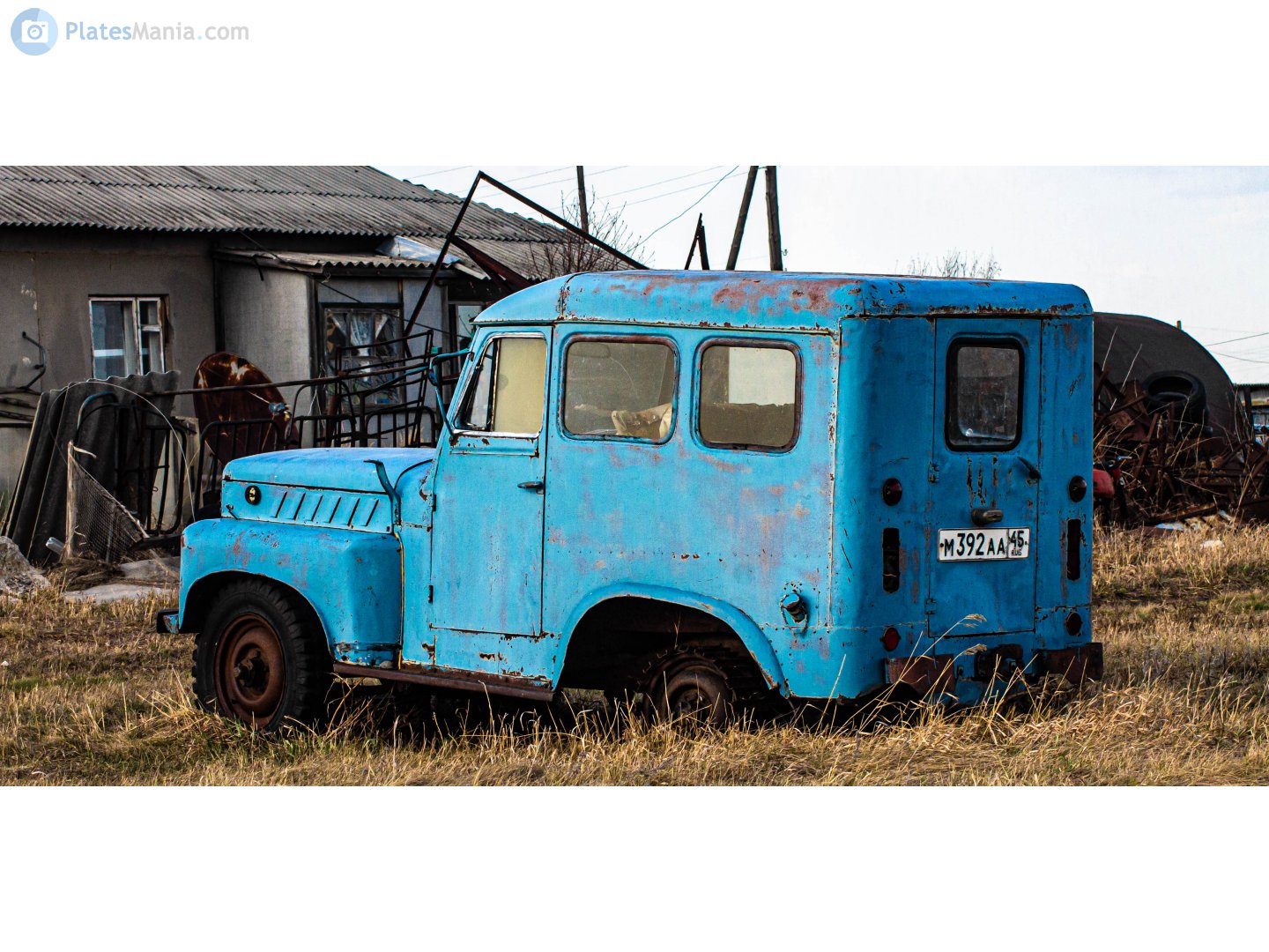м 392 аа 45, Home-made vehicle 
