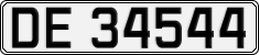 License plate of Norway, Cars