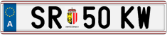 License plate of Austria, Regular plates