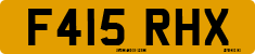 License plate of the United Kingdom, 1983 year system
