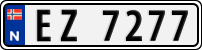 License plate of Norway, Trailers, motorcycles, special vehicles