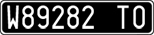 License plate of Italy, Cars (1927 year series)