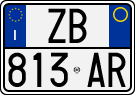 License plate of Italy, Cars (1994 year series)