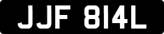 License plate of the United Kingdom, 1963 year system