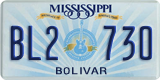 Mississippi, Truck (AB1 234)