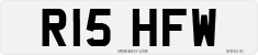 License plate of the United Kingdom, 1983 year system