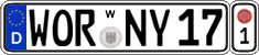 German license plate, Transferable license plates