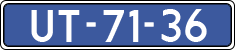 License plate of the Netherlands, Cars