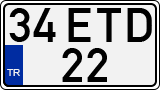 License plate of Turkey, Regular plates