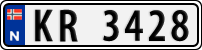License plate of Norway, Trailers, motorcycles, special vehicles