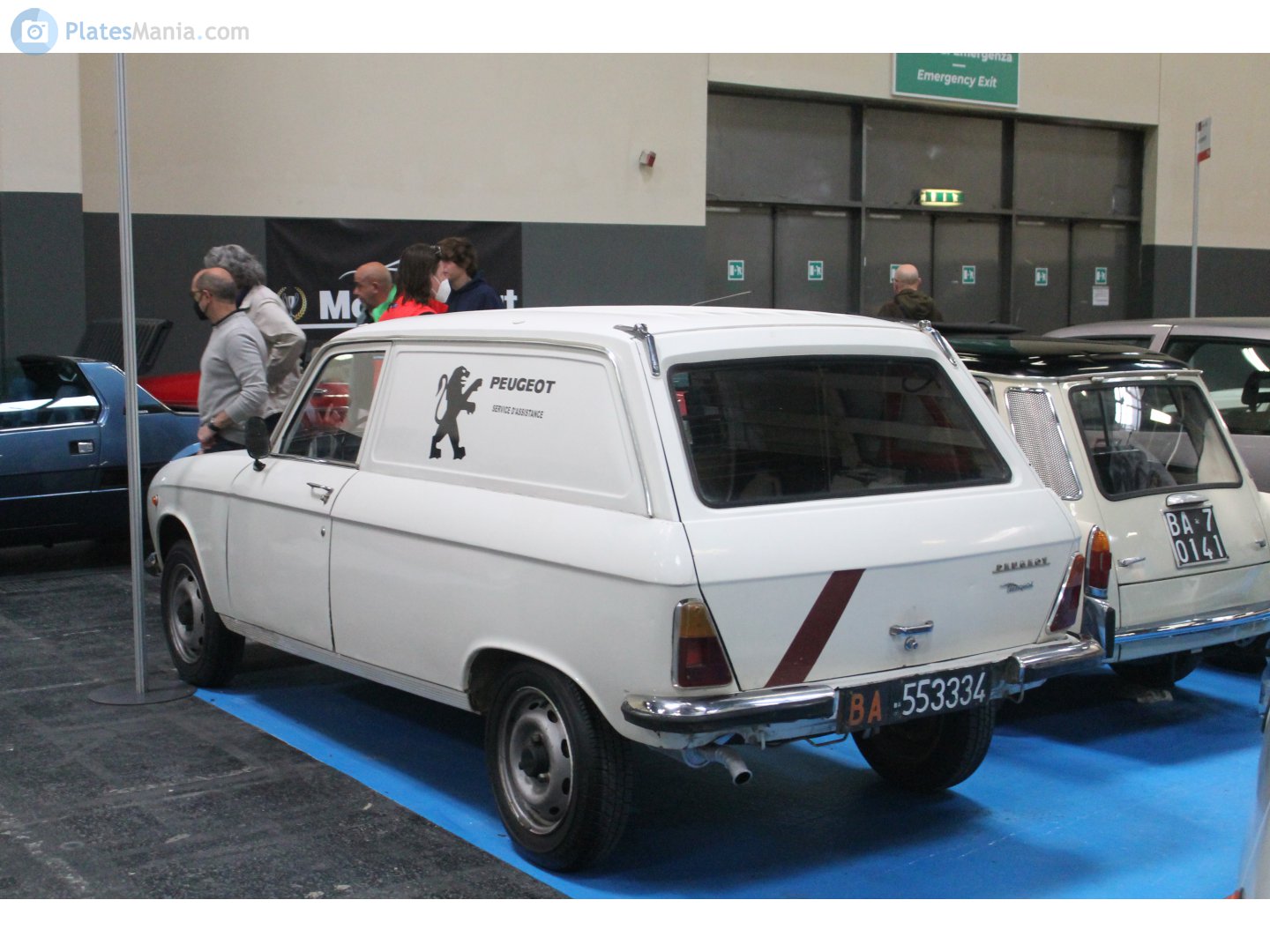 BA 553334, Peugeot 304 1st gen Fourgonnette (D), 1970–1980