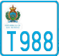 License plate of San Marino, Motorcycles