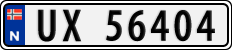 License plate of Norway, Cars