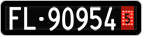 License plate of Liechtenstein, Provisional