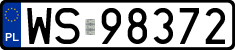 License plates of Poland, Regular car plates