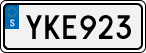 License plate of Sweden, Regular plates