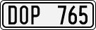 License plate of Sweden, Regular plates