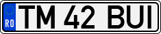 License plate of Romania, Regular plates