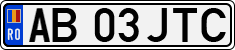 License plate of Romania, Regular plates