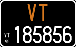 License plate of Italy, Cars (1927 year series)