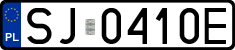 License plates of Poland, Regular car plates
