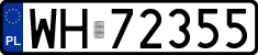 License plates of Poland, Regular car plates