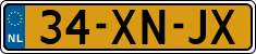 License plate of the Netherlands, Cars