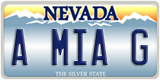 Nevada, Vanity Plates