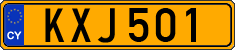 License plate of Cyprus, Regular plates