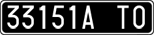 License plate of Italy, Cars (1927 year series)