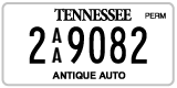 Tennessee, Antique (AA 12345)