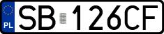 License plates of Poland, Regular car plates