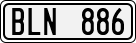 License plate of Sweden, Regular plates