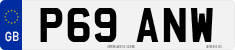 License plate of the United Kingdom, 1983 year system