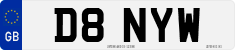 License plate of the United Kingdom, 1983 year system