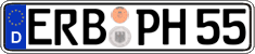 German license plate, Regular plates