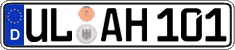German license plate, Regular plates