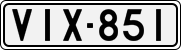 License plate of Finland, Cars