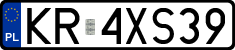 License plates of Poland, Regular car plates