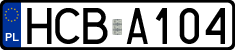 License plates of Poland, Authorities
