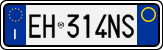 License plate of Italy, Cars (1994 year series)
