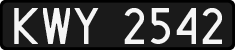 License plates of Poland, 1976 year system
