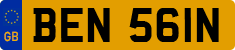 License plate of the United Kingdom, 1963 year system