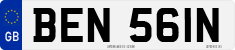 License plate of the United Kingdom, 1963 year system