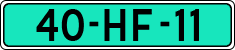 License plate of the Netherlands, Dealer (Regular)